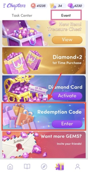 November 2023 Redemption Codes Chapters Interactive Stories November 2023 Redemption Codes Chapters Interactive Stories